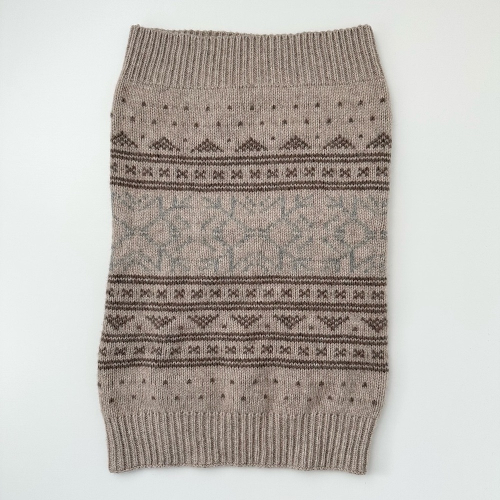 ALLSAINTS Wool Linen Knit Scarf